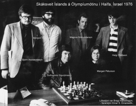 Skáksveit Íslands á Ólympímótinu i Haifa Ísrael 1976 18.11.2010 15-40-53