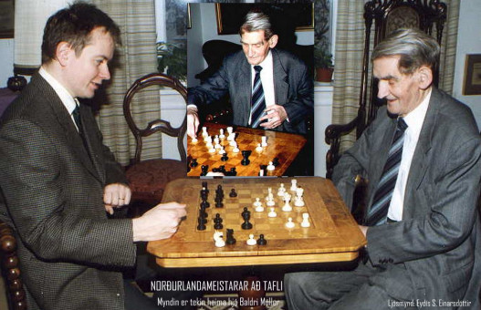 1998 Tveir Norðurlandameistarar - Jóhann Hjartarson 1997 og Baldur Möller 1948 og 1950 5.3.2013 03-05-49.2013 03-05-49