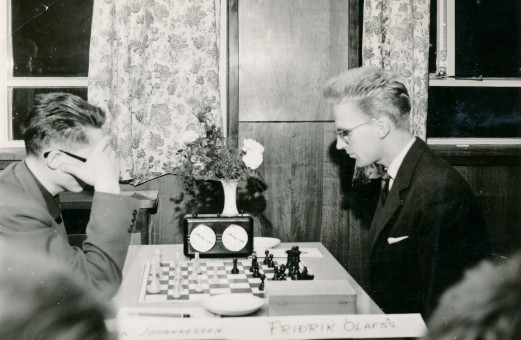 1960 Gilfersmótið - Svein Johannessen og Friðrik