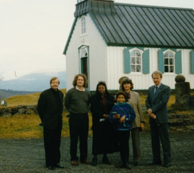 1980-1990 Með Jan Timman á Þingvöllum
