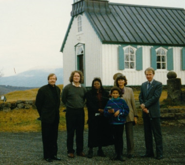 1980-1990 Með Jan Timman á Þingvöllum